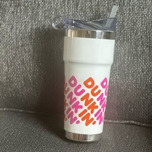 Dunkin' Travel Tumbler with Straw